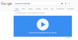 exercício de respiração do google